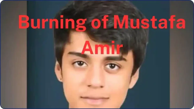 burning Mustafa Amir